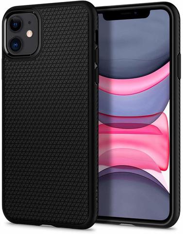 Чехол Spigen Liquid Air Armor Designed для Apple iPhone 11 Case (2019) - Matte Black