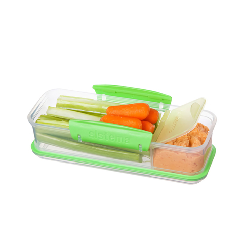 Sistema Snack Attack To Go Snack and Dip Container Pack 