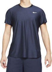 Футболка теннисная Nike Court Breathe Advantage Top - obsidian/odsidian/white