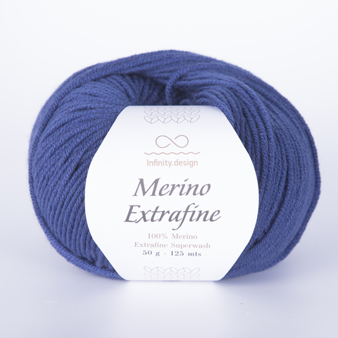 Пряжа Infinity Merino Extrafine 6052 светлый джинс