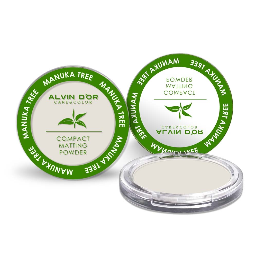 Alvin D`or PD-10 Пудра компактная  Manuka Tree  тон 00 transparent  10г