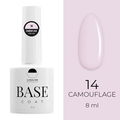 Базовое камуфлирующее покрытие для гель-лака LUNA LINE Camouflage Rubber (10 ml) №14