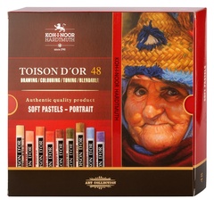 Пастель сухая художественная KOH-I-NOOR TOISON D`OR SOFT PORTRAIT/ПОРТРЕТ 8516, 48 цветов