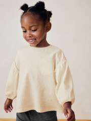 Блуза для девочки Next B49-692, Кремовый