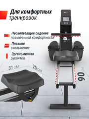 Гребной тренажер UNIX Fit Water Rower 340