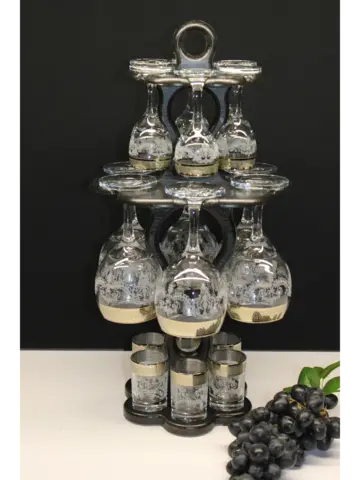 Барный набор 18 предметный с фужером