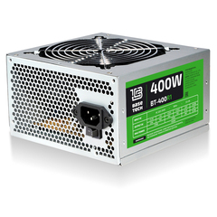 Блок питания ATX BaseTech R1, 400W, Bulk, 1x4+4pin, 4xSATA, 2xMOLEX (BT-400R1)