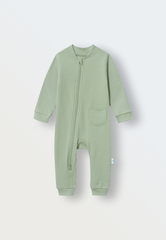 Слип на молнии с манжетами (хаки)