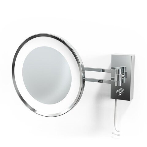 Decor Walther 0122100 Decor Walther BS 36 LED Косметическое зеркало 22см, подвесное, увел. 3x, подсветка LED, цвет: хром