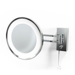 Decor Walther 0122100 Decor Walther BS 36 LED Косметическое зеркало 22см, подвесное, увел. 3x, подсветка LED, цвет: хром фото