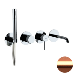 Remer X96S03ROXXRP Смеситель для ванны Remer X Style X96S03ROXXRP, медь брашированная фото