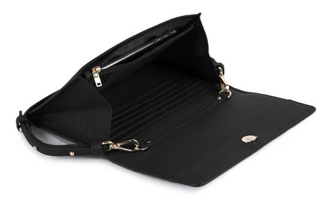 Клатч женский Piquadro Hosaka, чёрный,  натур.кожа (AC4989S108/N)