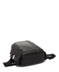 Рюкзак кожаный Larson/Black