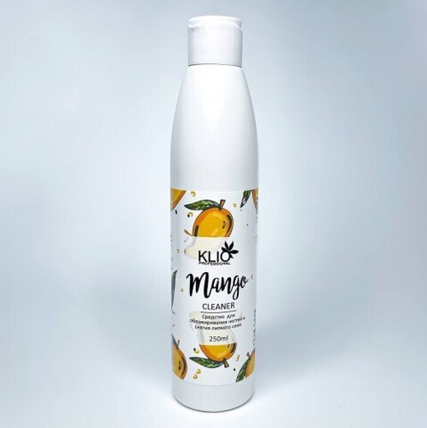 KLIO Ср-во для обезжиривания и снятия  л/с МАНГО 250 мл