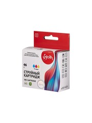 Струйный картридж Sakura CZ638AE (№46 Tri-colour) для HP Deskjet Ink Advantage 2020hc, 2520hc; Ultra 2029, 2529; Ultra 4729AIO, водорастворимый тип чернил, триколор, 21 мл., 750 к.