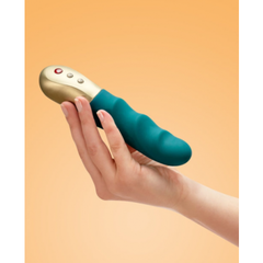 Мини-пульсатор Fun factory STRONIC PETITE, морская волна