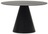 Стол Wilshire из закаленного стекла и металла с матовой черной отделкой, Ø 120 см Испания