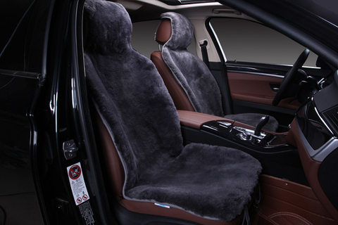 Накидка на пер.сидение 1шт, Цельная шкура (Овчина) Короткий ворс (Австралия)