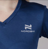 Элитная женская футболка Nordski Оrnament blue W