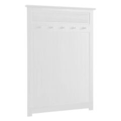 Вешалка для одежды Рауна 135 (белый воск), 100x135x5 см