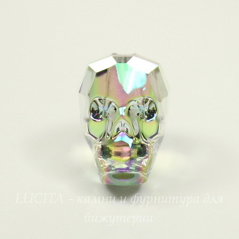 5750 Бусина "Череп" Сваровски Crystal Paradise Shine 13 мм