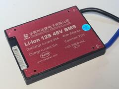 Плата контроля BMS Li-ion 12S 48V 30A