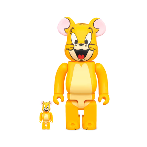 Фигурка  400% & 100% Bearbrick Set - Jerry Classic Color (Tom & Jerry)