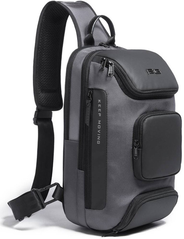 Картинка рюкзак однолямочный Bange BG-7086 grey - 10