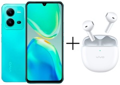 Смартфон Vivo V25 5G 8 ГБ/256 ГБ голубой + подарок TWS Air