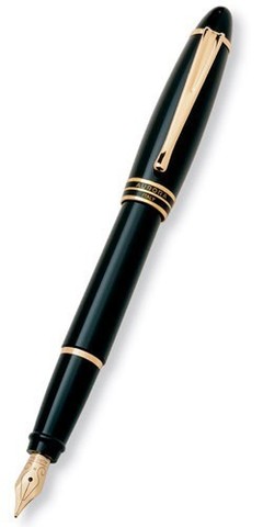 Ручка перьевая Aurora Ipsilon, Black GT (AU-B14-CRF)