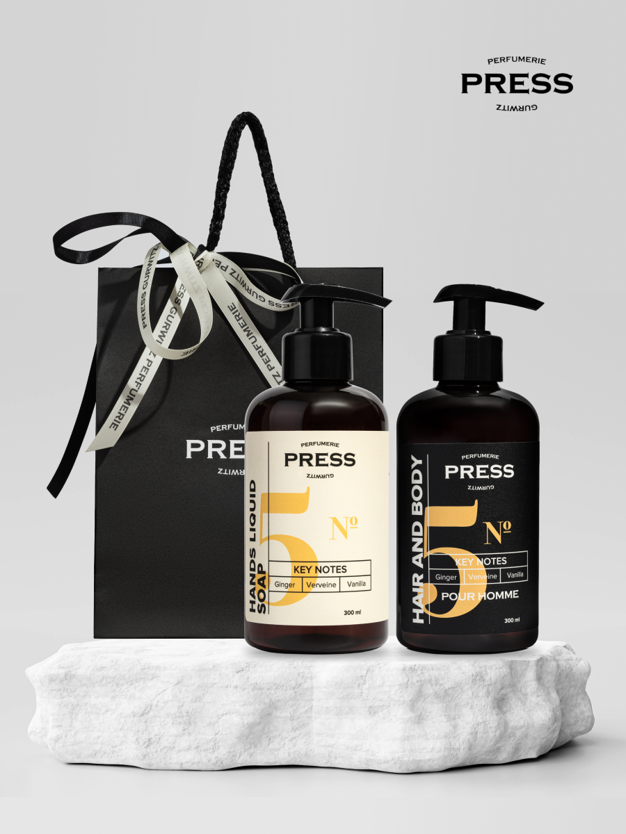 Популярное Подарочный набор парфюмированный для мужчин PRESS GURWITZ PERFUMERIE №5 PGPR2SET10.png