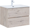 Aquanet 303910 Компл.2 - Тумба Алвита new 70 цв.дуб веллингтон белый (303910)