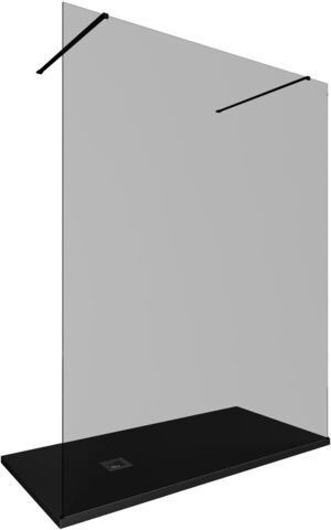 Allen Brau Infinity 3.21058.BBA.T Душевая перегородка, цвет: чёрный