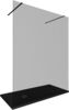 Allen Brau Infinity 3.21058.BBA.T Душевая перегородка, цвет: чёрный