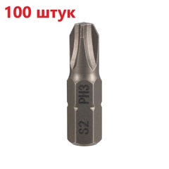 Бита PH3 х25мм S2 100шт SGS 6325-PH3-100