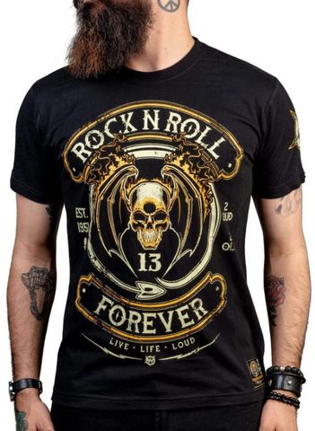 Футболка ROCK N ROLL FOREVER TEE Wornstar