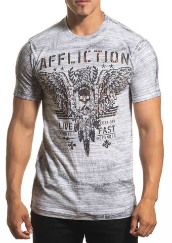 Affliction | Футболка мужская ART OF WAR A24288 перед на модели