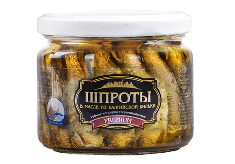 Шпроты в масле "Премиум", 270г