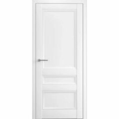Купить Межкомнатная дверь экошпон винил Византия белая глухая