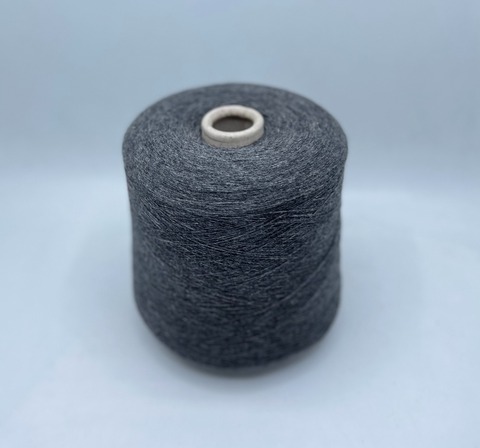 Бобинная пряжа (пр.Италия),1500м/100гр, 80%шерсть, 20%полиамид, цвет-Графит, арт.31495