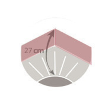 Наматрасник на резинке Blanc des Vosges 160х200