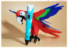 3D ручка 3D pen 2 + 120 м пластика + трафареты