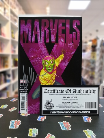 Marvel X #1 (Alex Ross Cover Signed By Jim Krueger)