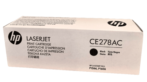Оригинальный лазерный картридж HP CE278AC 78A чёрный