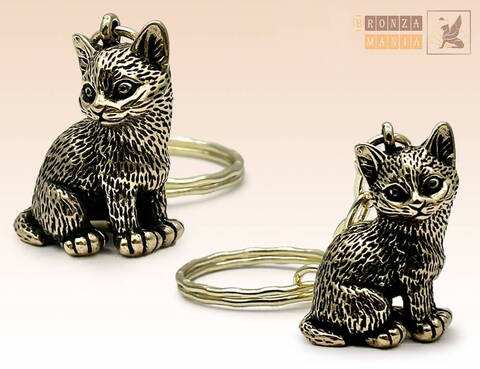 брелок Котик Мушкетер