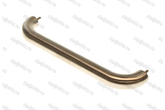 Поручень купе кабины лифта, шлифованная нержавеющая сталь, круглого сечения, L=413мм, 0601Е.03.05.190-03