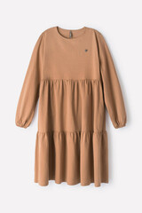 Платье  для девочки  КБ 5780/светло-коричневый к83