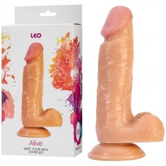 Реалистичный фаллоимитатор Leo от Alive (17*3.8 см.)