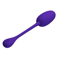 Фиолетовое перезаряжаемое виброяйцо Knucker - 