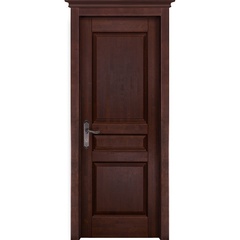 Межкомнатная дверь Гармония массив ольхи махагон глухая